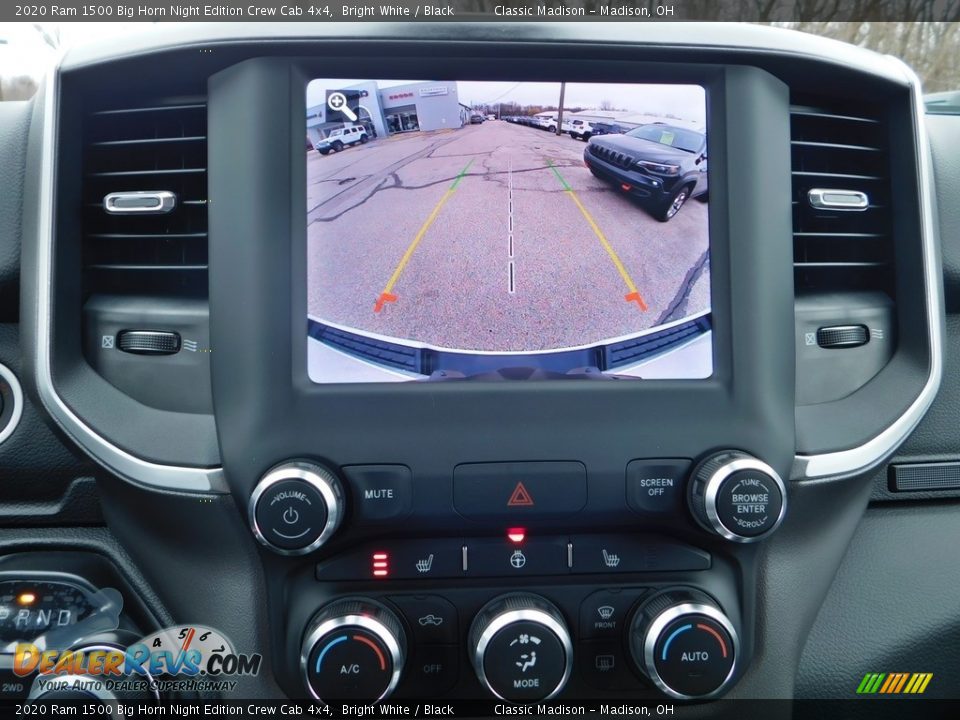 2020 Ram 1500 Big Horn Night Edition Crew Cab 4x4 Bright White / Black Photo #16