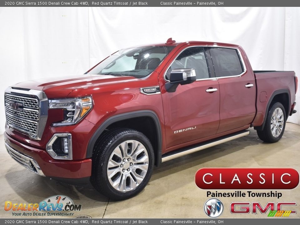 2020 GMC Sierra 1500 Denali Crew Cab 4WD Red Quartz Tintcoat / Jet Black Photo #1
