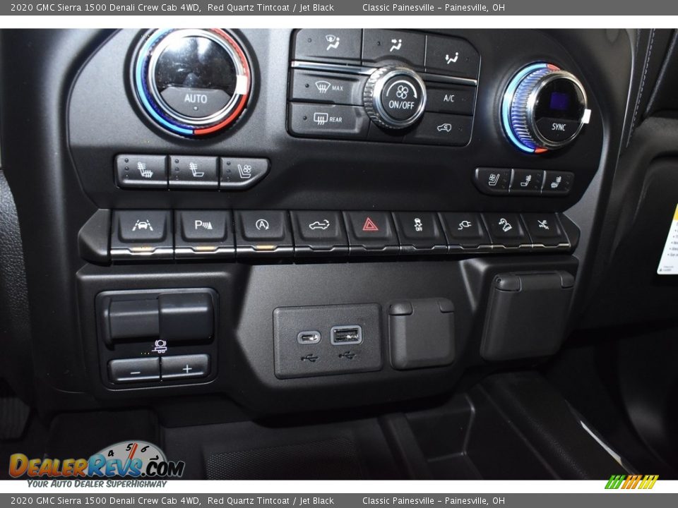 2020 GMC Sierra 1500 Denali Crew Cab 4WD Red Quartz Tintcoat / Jet Black Photo #7