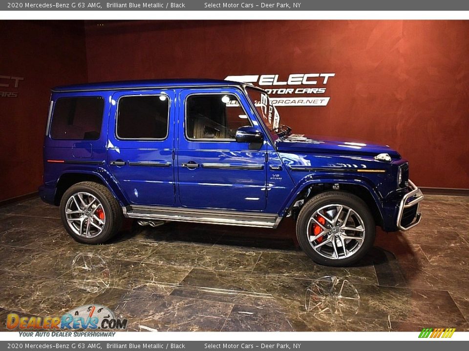 Brilliant Blue Metallic 2020 Mercedes-Benz G 63 AMG Photo #4