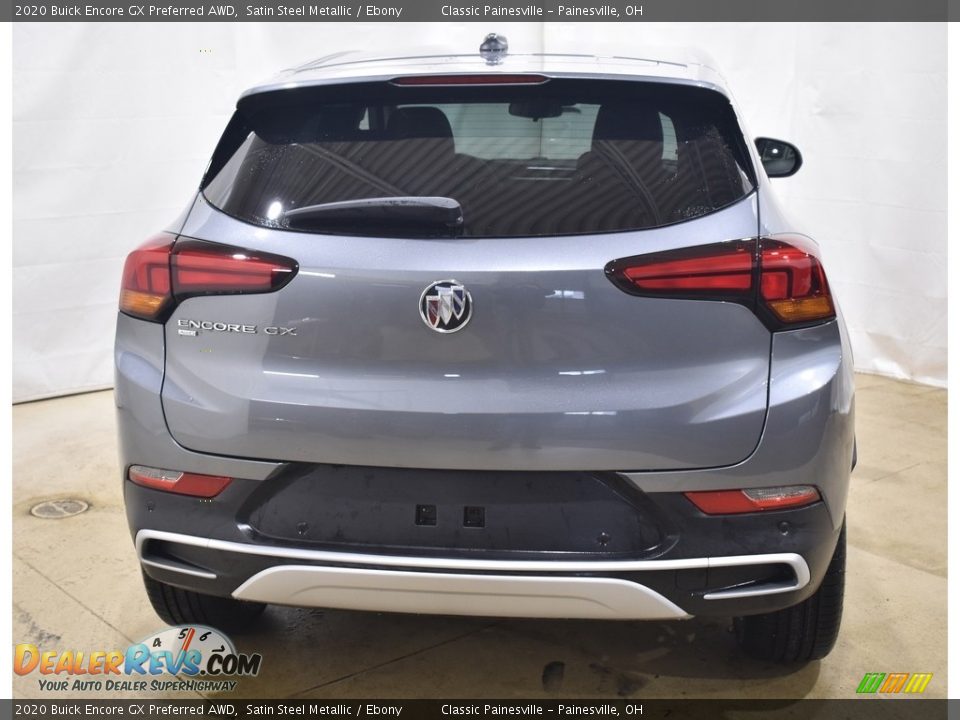 2020 Buick Encore GX Preferred AWD Satin Steel Metallic / Ebony Photo #3