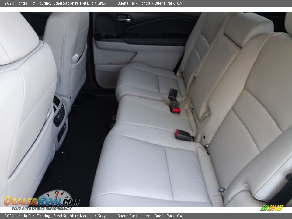 2020 Honda Pilot Touring Steel Sapphire Metallic / Gray Photo #16