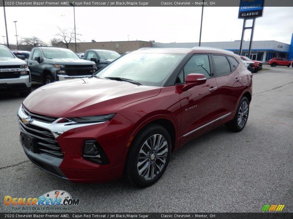 2020 Chevrolet Blazer Premier AWD Cajun Red Tintcoat / Jet Black/Maple Sugar Photo #1