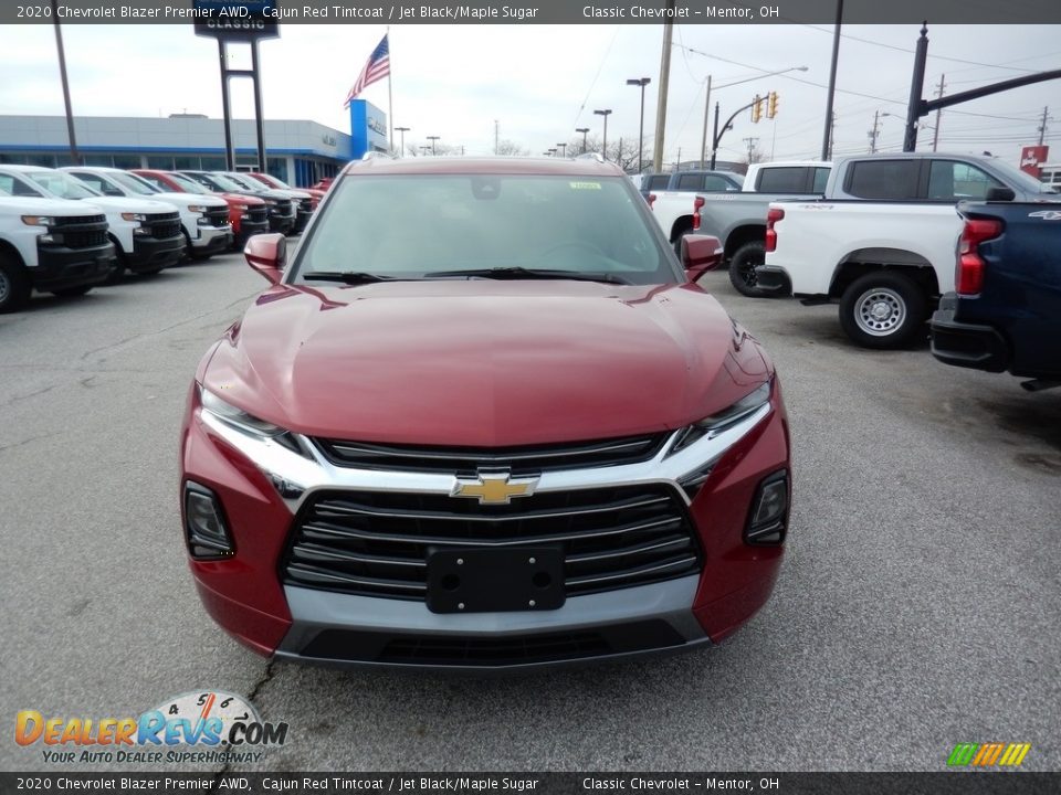 2020 Chevrolet Blazer Premier AWD Cajun Red Tintcoat / Jet Black/Maple Sugar Photo #2