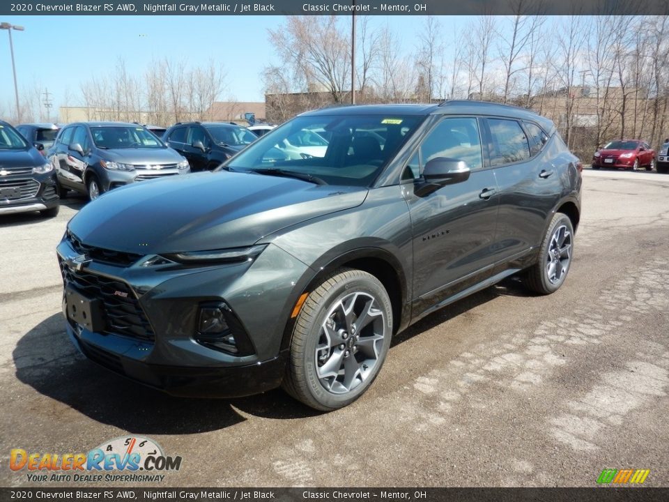 2020 Chevrolet Blazer RS AWD Nightfall Gray Metallic / Jet Black Photo #1