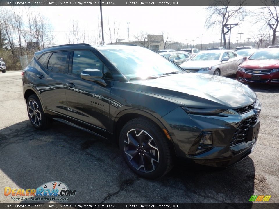 2020 Chevrolet Blazer RS AWD Nightfall Gray Metallic / Jet Black Photo #3
