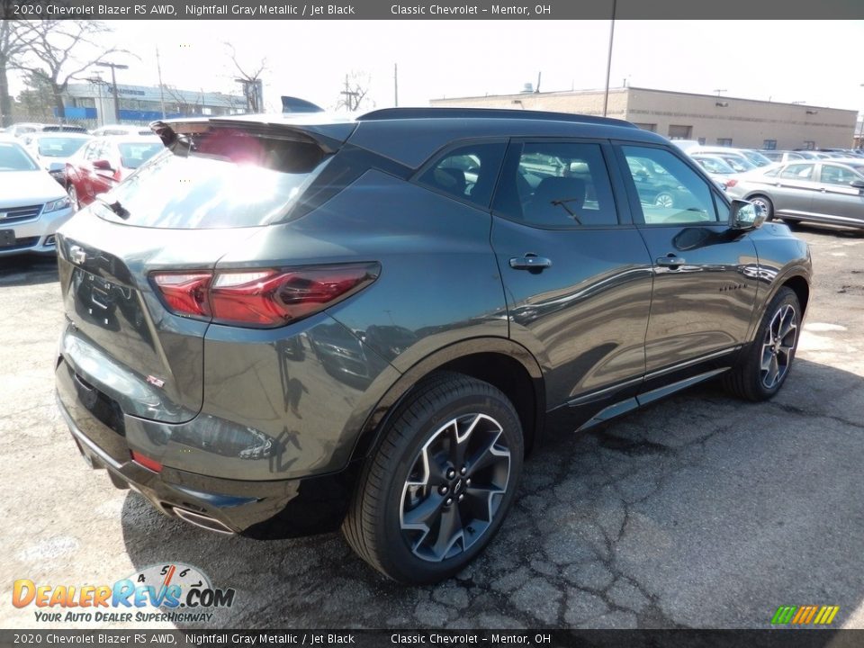 2020 Chevrolet Blazer RS AWD Nightfall Gray Metallic / Jet Black Photo #4