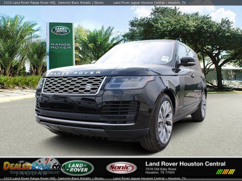 2020 Land Rover Range Rover HSE Santorini Black Metallic / Ebony Photo #1