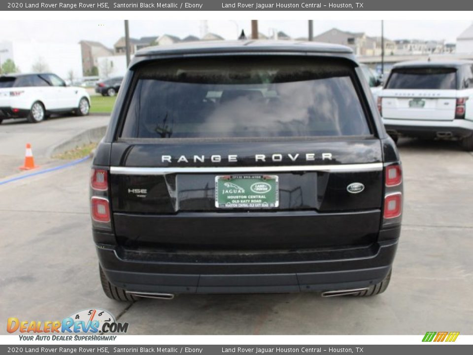 2020 Land Rover Range Rover HSE Santorini Black Metallic / Ebony Photo #7