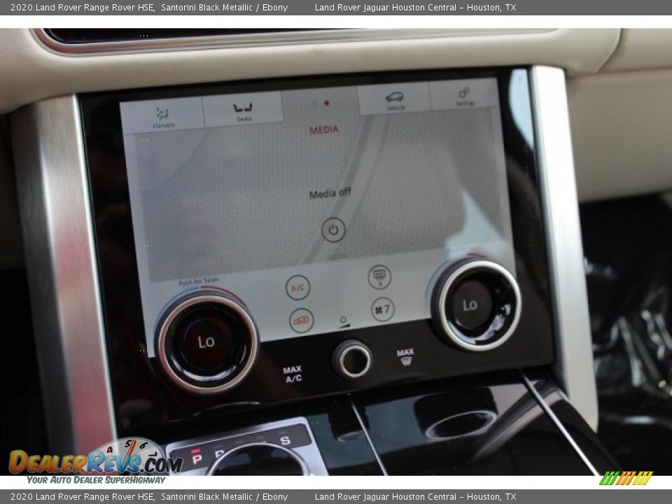 2020 Land Rover Range Rover HSE Santorini Black Metallic / Ebony Photo #16