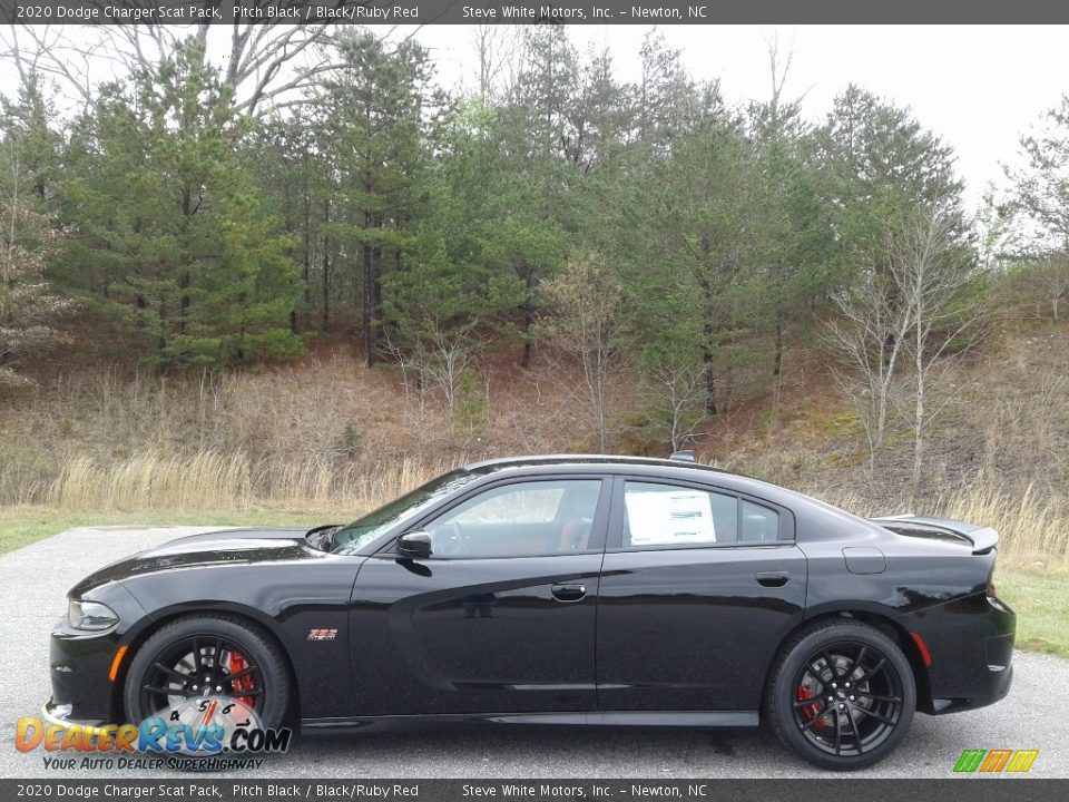 Pitch Black 2020 Dodge Charger Scat Pack Photo #1