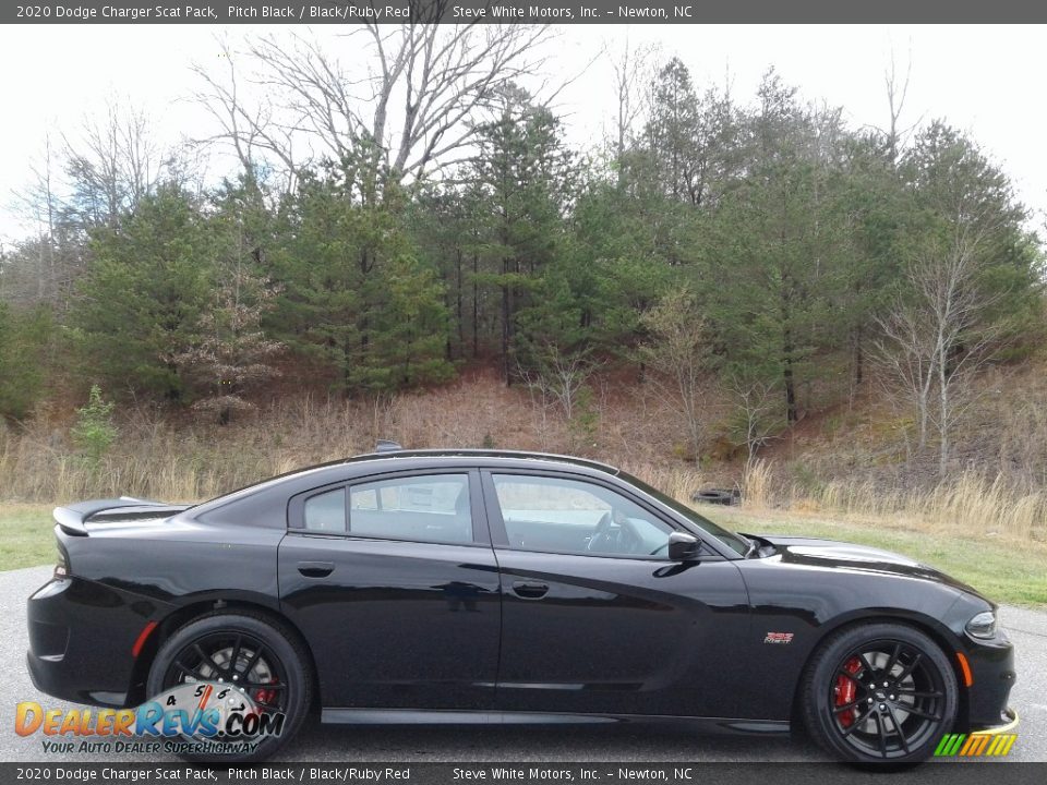 Pitch Black 2020 Dodge Charger Scat Pack Photo #5