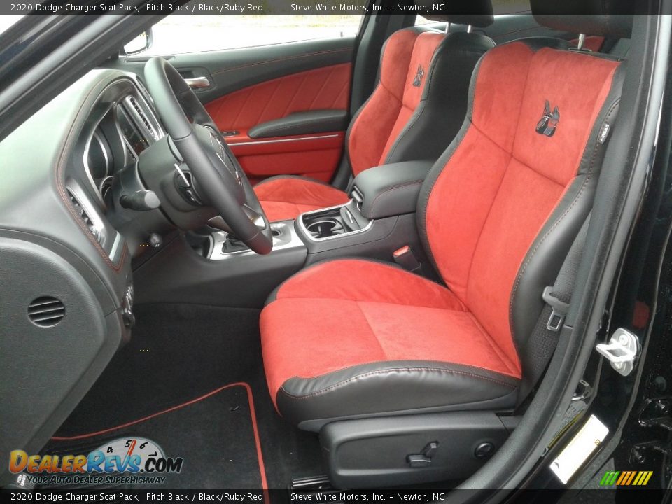 Black/Ruby Red Interior - 2020 Dodge Charger Scat Pack Photo #10