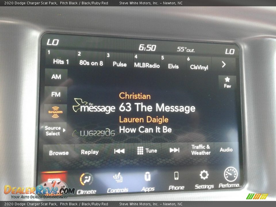 2020 Dodge Charger Scat Pack Pitch Black / Black/Ruby Red Photo #22