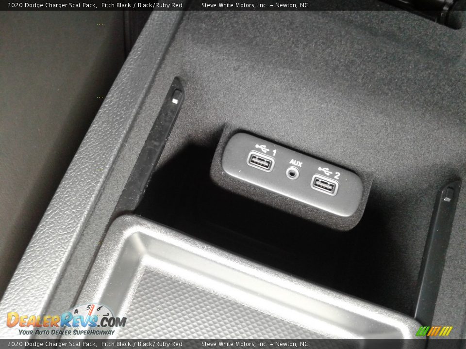 2020 Dodge Charger Scat Pack Pitch Black / Black/Ruby Red Photo #27