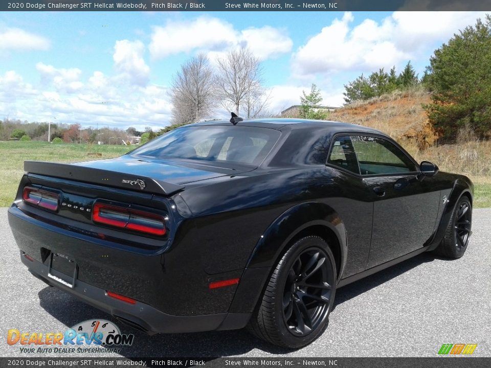 2020 Dodge Challenger SRT Hellcat Widebody Pitch Black / Black Photo #6