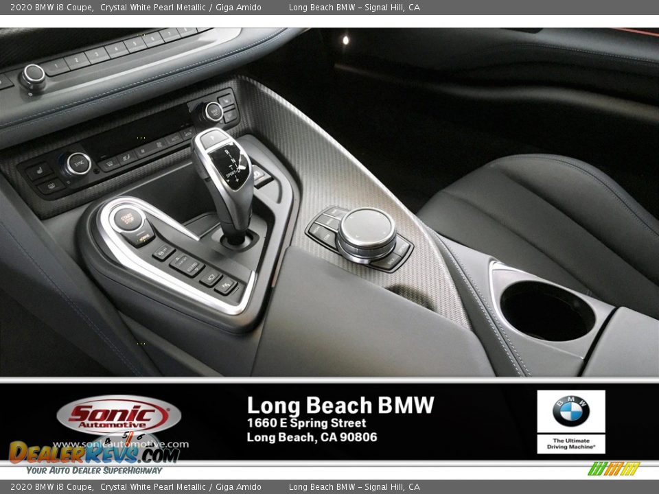 2020 BMW i8 Coupe Crystal White Pearl Metallic / Giga Amido Photo #8