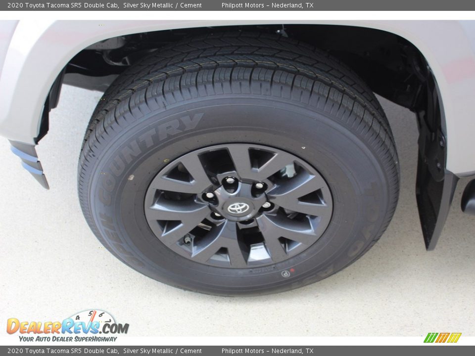 2020 Toyota Tacoma SR5 Double Cab Silver Sky Metallic / Cement Photo #5