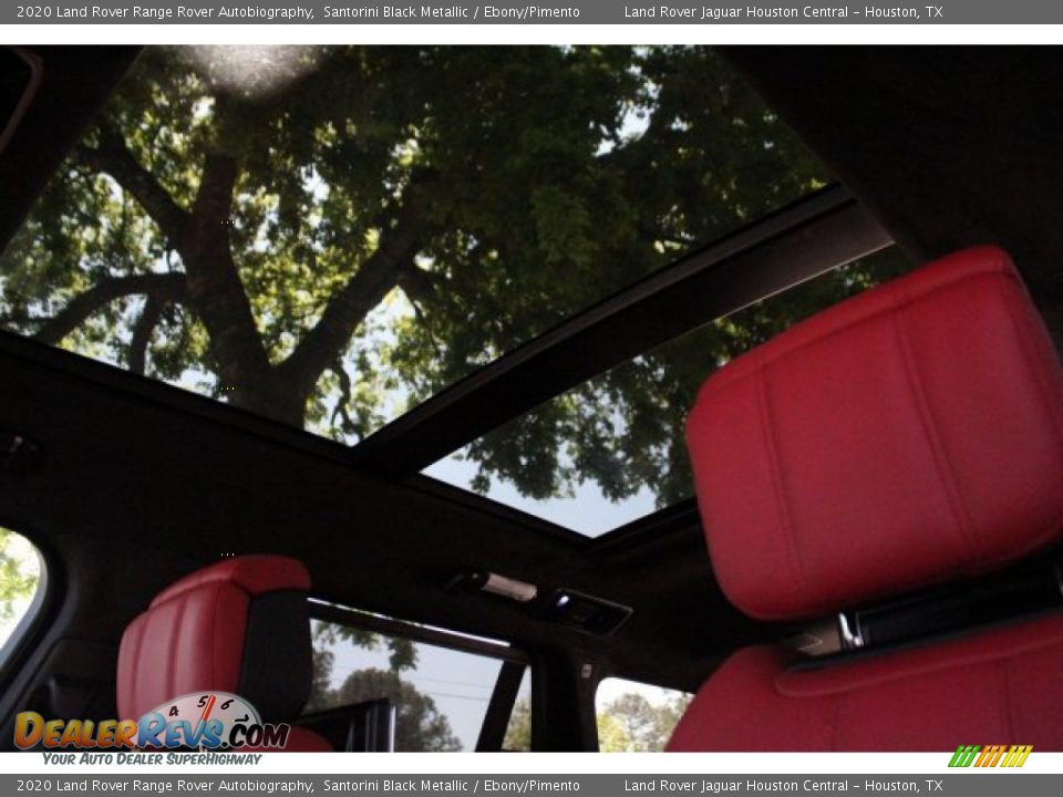 2020 Land Rover Range Rover Autobiography Santorini Black Metallic / Ebony/Pimento Photo #23