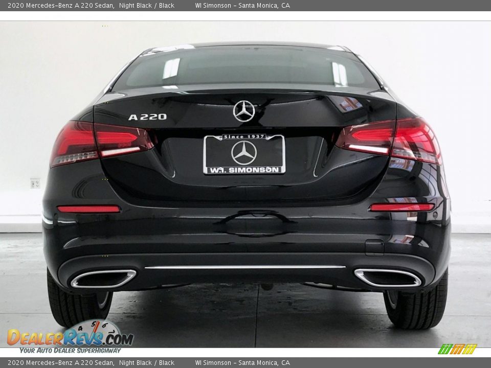 2020 Mercedes-Benz A 220 Sedan Night Black / Black Photo #3