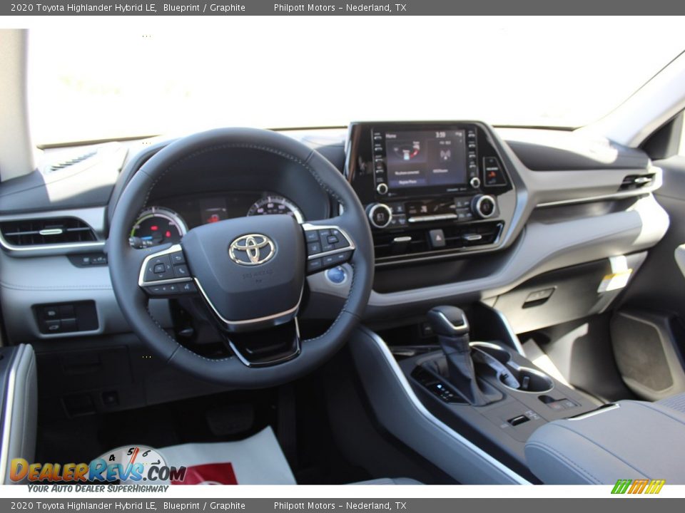2020 Toyota Highlander Hybrid LE Blueprint / Graphite Photo #21