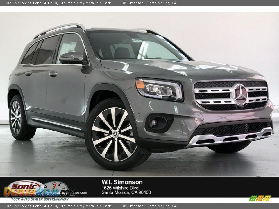 2020 Mercedes-Benz GLB 250 Mountain Grey Metallic / Black Photo #1