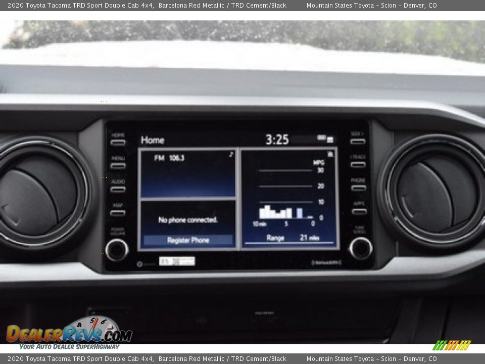 2020 Toyota Tacoma TRD Sport Double Cab 4x4 Barcelona Red Metallic / TRD Cement/Black Photo #8