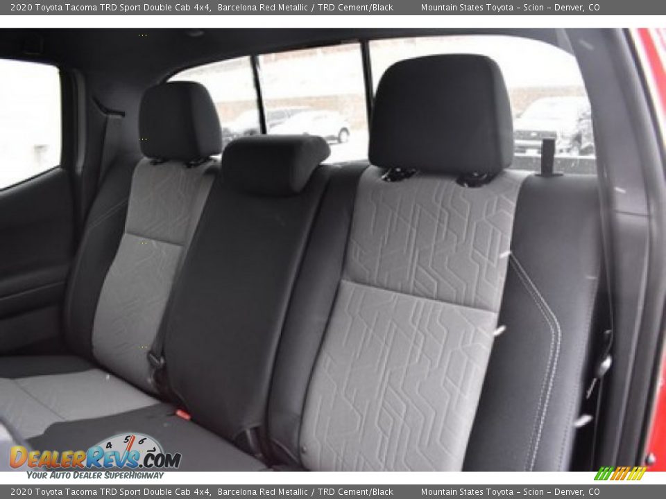 2020 Toyota Tacoma TRD Sport Double Cab 4x4 Barcelona Red Metallic / TRD Cement/Black Photo #9
