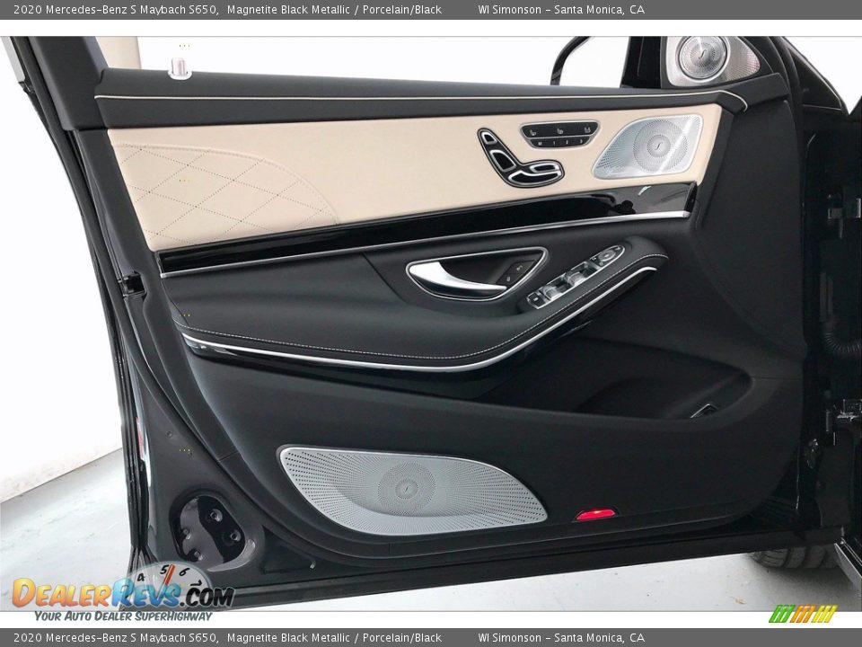 2020 Mercedes-Benz S Maybach S650 Magnetite Black Metallic / Porcelain/Black Photo #25