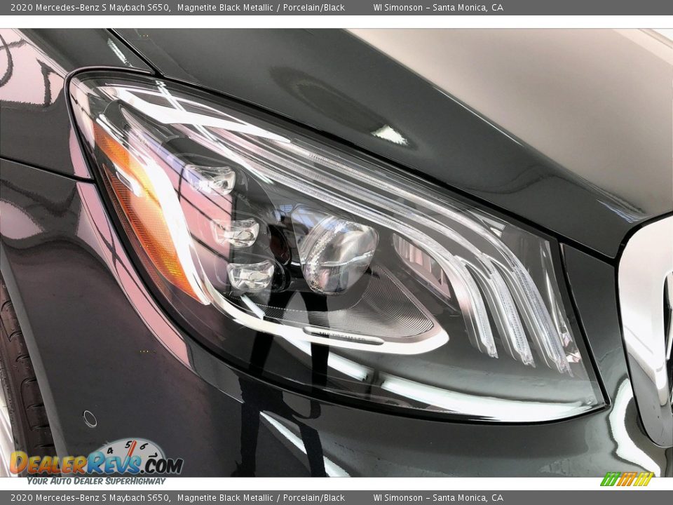 2020 Mercedes-Benz S Maybach S650 Magnetite Black Metallic / Porcelain/Black Photo #32
