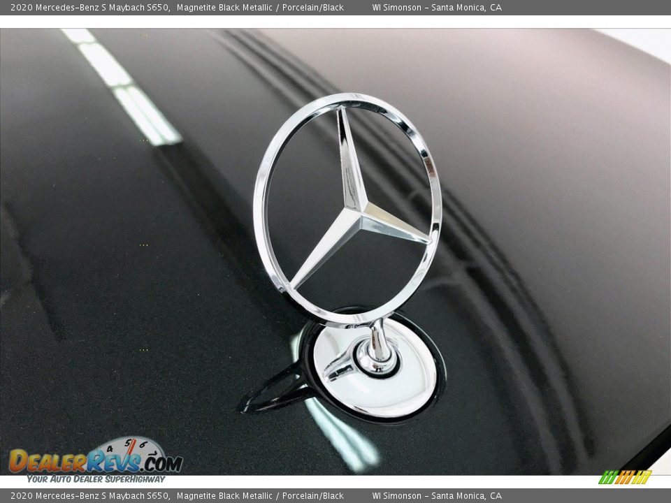 2020 Mercedes-Benz S Maybach S650 Magnetite Black Metallic / Porcelain/Black Photo #33