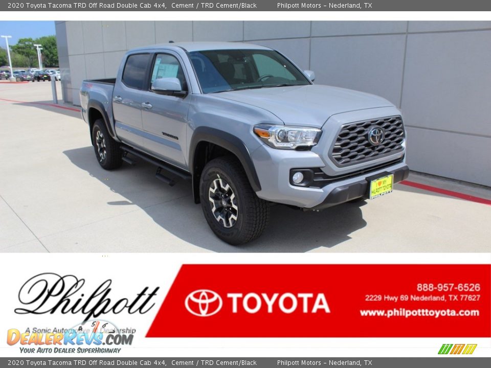 2020 Toyota Tacoma TRD Off Road Double Cab 4x4 Cement / TRD Cement/Black Photo #1