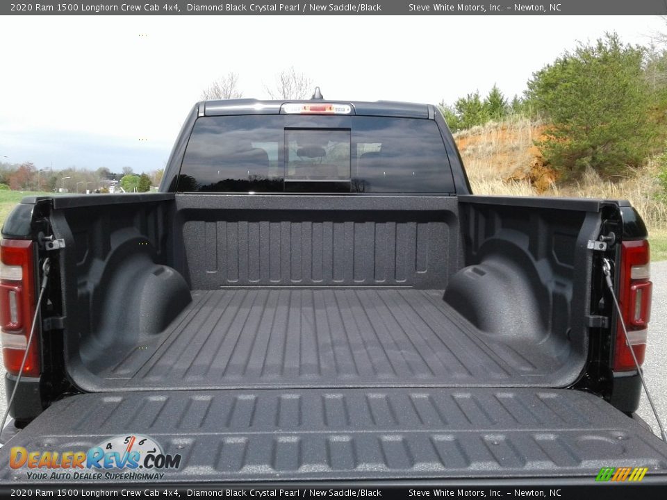 2020 Ram 1500 Longhorn Crew Cab 4x4 Diamond Black Crystal Pearl / New Saddle/Black Photo #9