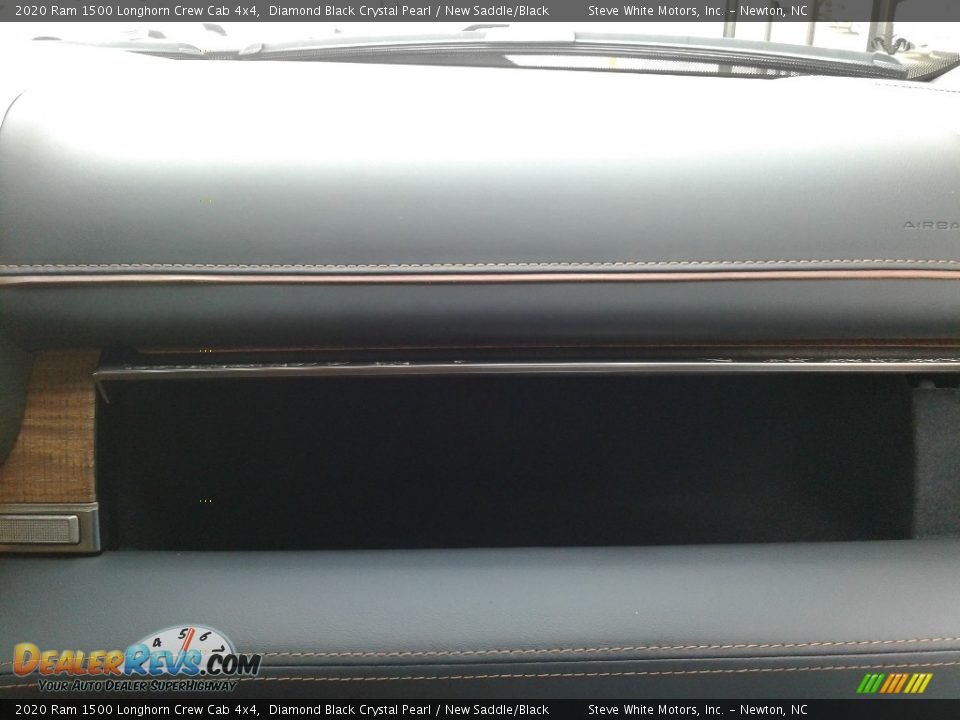2020 Ram 1500 Longhorn Crew Cab 4x4 Diamond Black Crystal Pearl / New Saddle/Black Photo #24