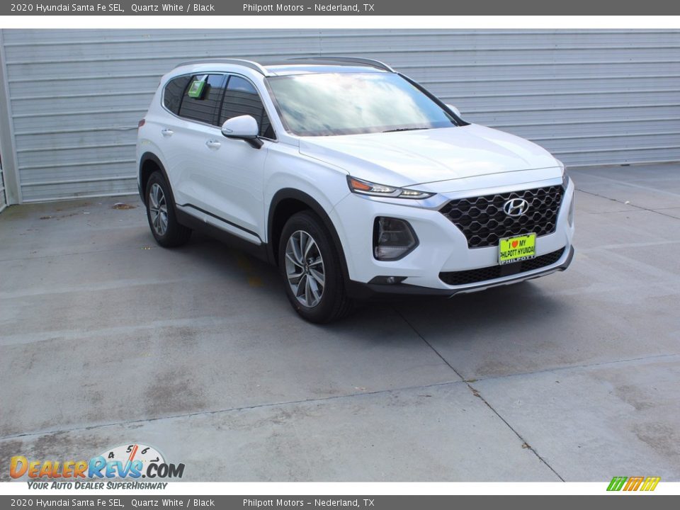 2020 Hyundai Santa Fe SEL Quartz White / Black Photo #2