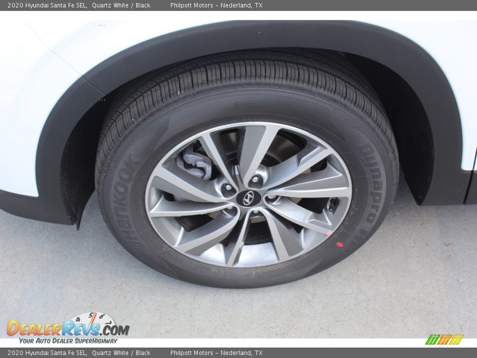 2020 Hyundai Santa Fe SEL Quartz White / Black Photo #5
