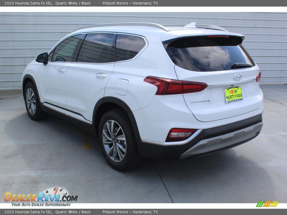 2020 Hyundai Santa Fe SEL Quartz White / Black Photo #6