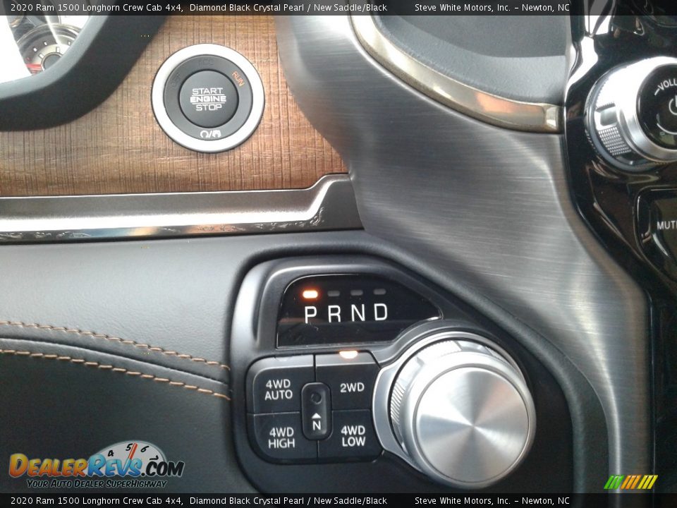2020 Ram 1500 Longhorn Crew Cab 4x4 Diamond Black Crystal Pearl / New Saddle/Black Photo #29