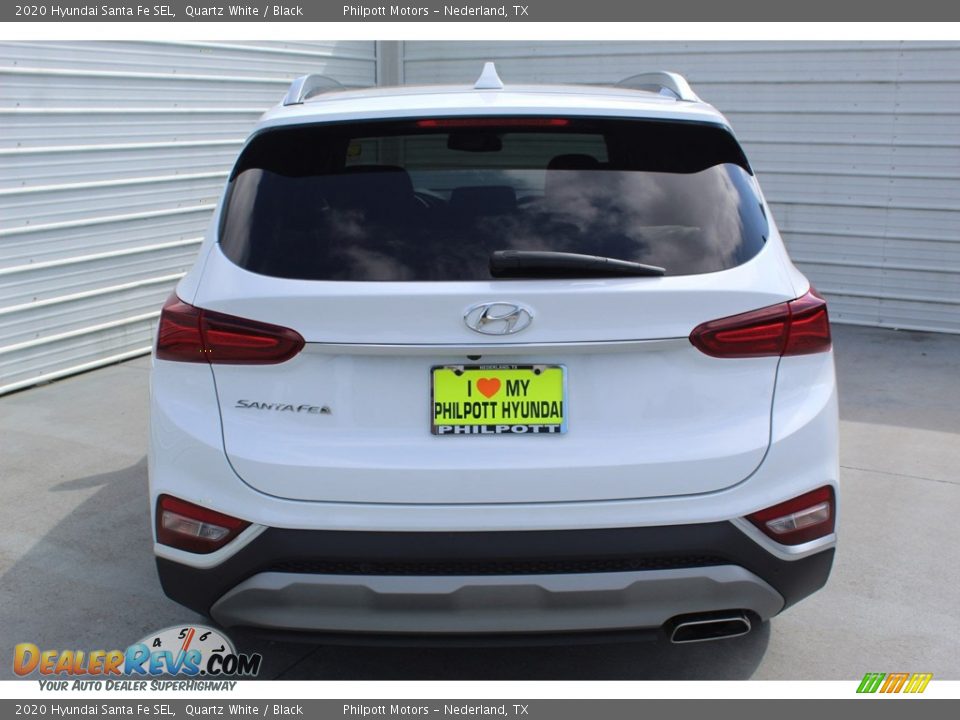 2020 Hyundai Santa Fe SEL Quartz White / Black Photo #7