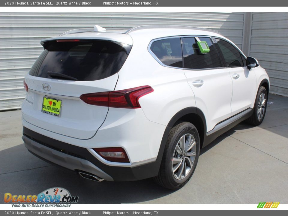 2020 Hyundai Santa Fe SEL Quartz White / Black Photo #8