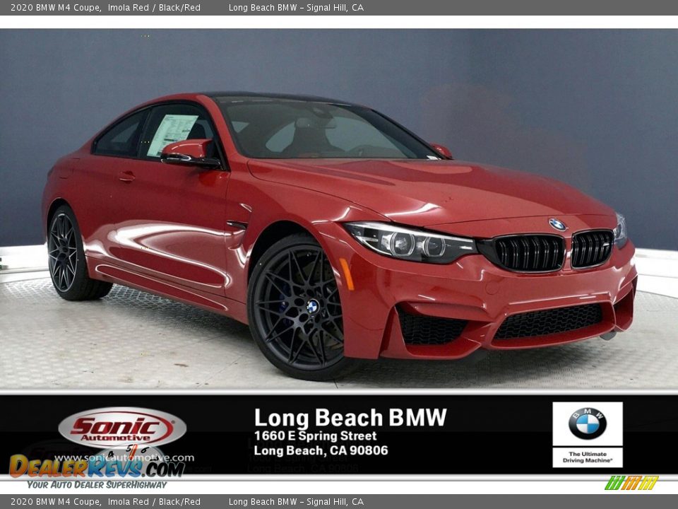 2020 BMW M4 Coupe Imola Red / Black/Red Photo #1