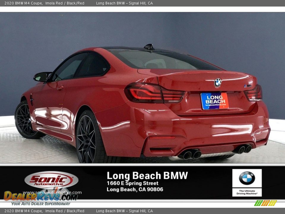 2020 BMW M4 Coupe Imola Red / Black/Red Photo #3