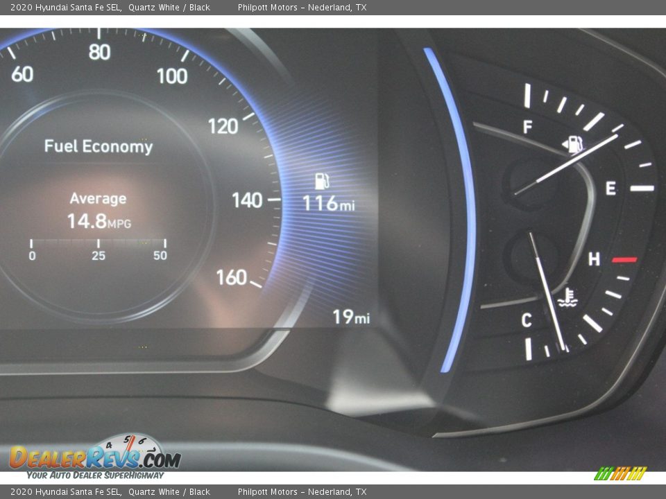 2020 Hyundai Santa Fe SEL Quartz White / Black Photo #14