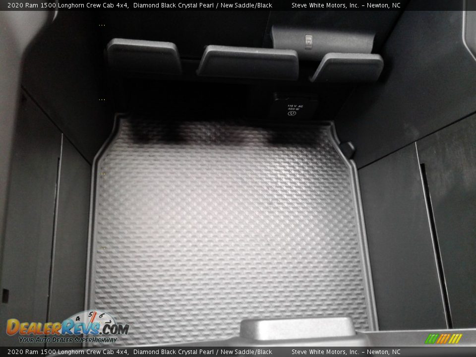 2020 Ram 1500 Longhorn Crew Cab 4x4 Diamond Black Crystal Pearl / New Saddle/Black Photo #36