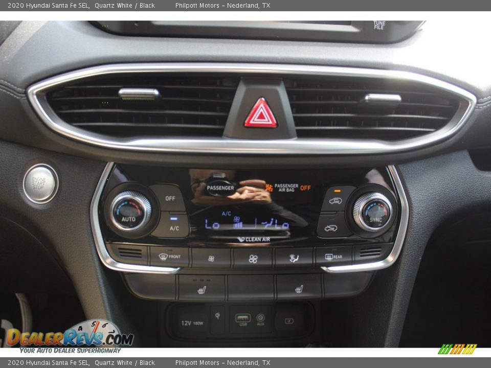 2020 Hyundai Santa Fe SEL Quartz White / Black Photo #16