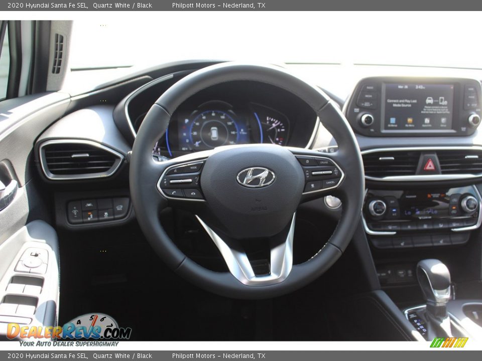 2020 Hyundai Santa Fe SEL Quartz White / Black Photo #23