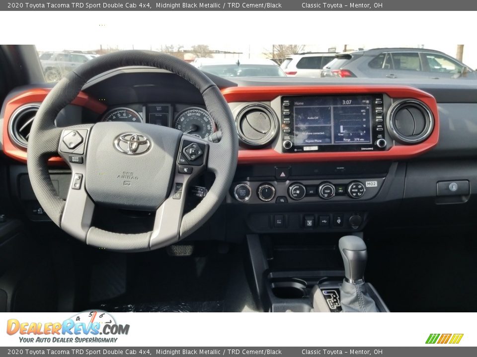 Dashboard of 2020 Toyota Tacoma TRD Sport Double Cab 4x4 Photo #3