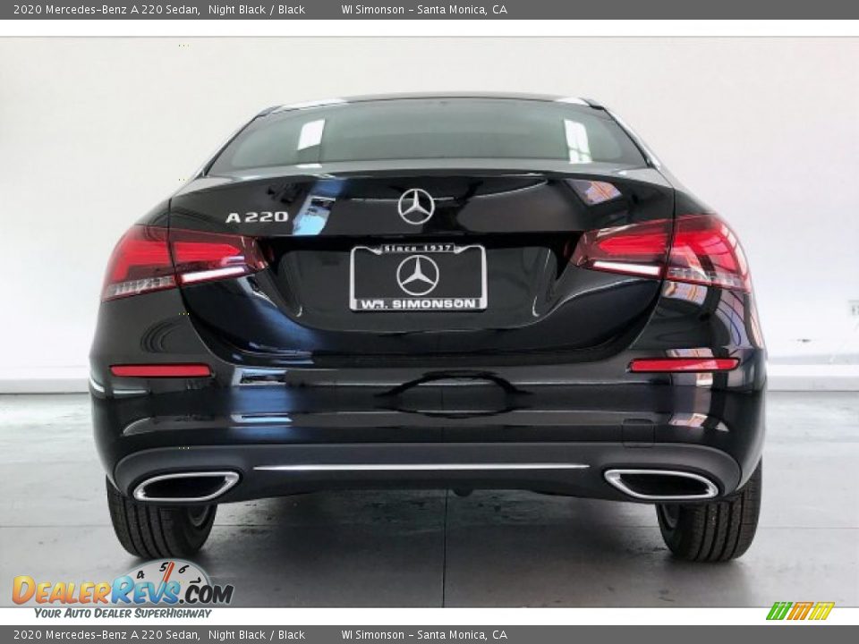 2020 Mercedes-Benz A 220 Sedan Night Black / Black Photo #3