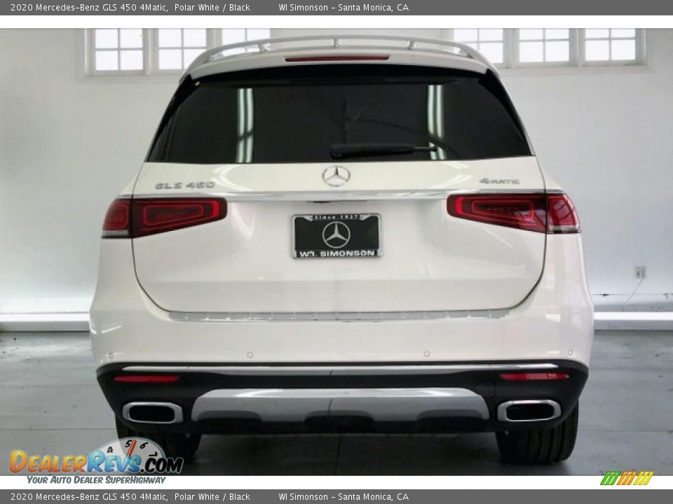 2020 Mercedes-Benz GLS 450 4Matic Polar White / Black Photo #3