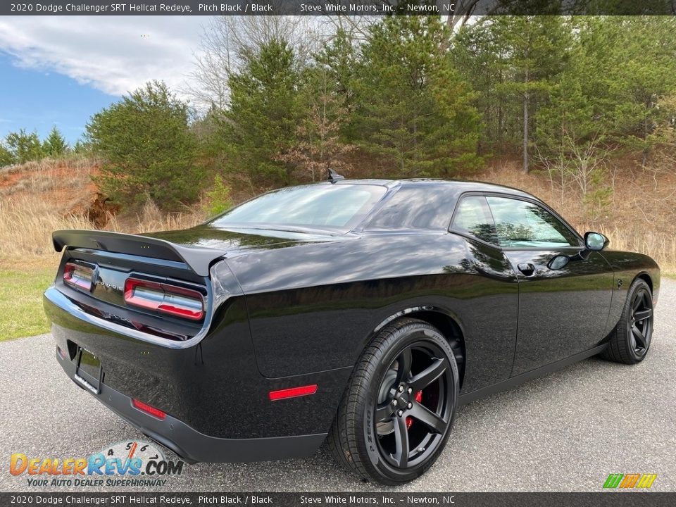 2020 Dodge Challenger SRT Hellcat Redeye Pitch Black / Black Photo #6